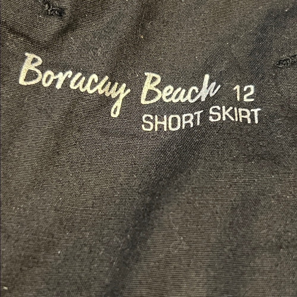 Tommy Bahama Black Boracay Short Skirt Size 12 Beach, Vacation, Travel - Picture 12 of 13